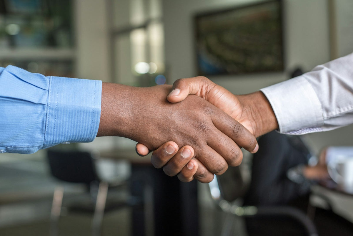 Business consulting - handshake agreement